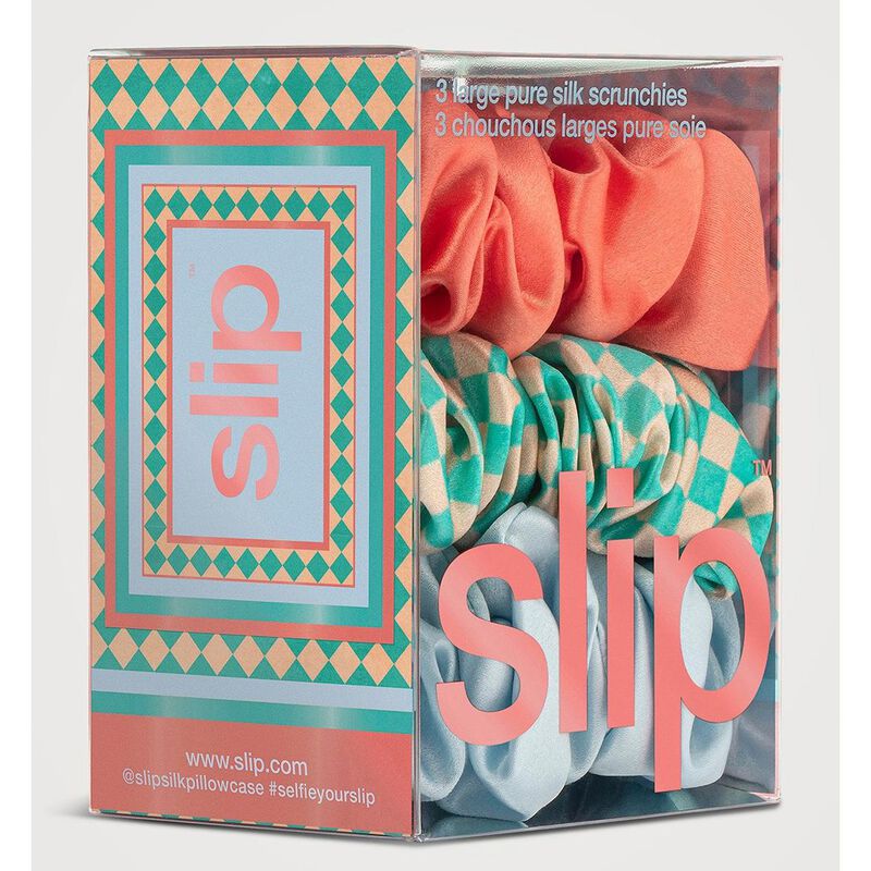 Silk Scrunchie 3 Pack Large image number 11